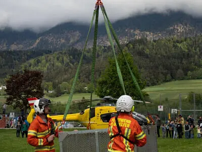Hubschraubervorführung Bild 1