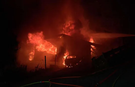 Brand-Einfamilienhaus-