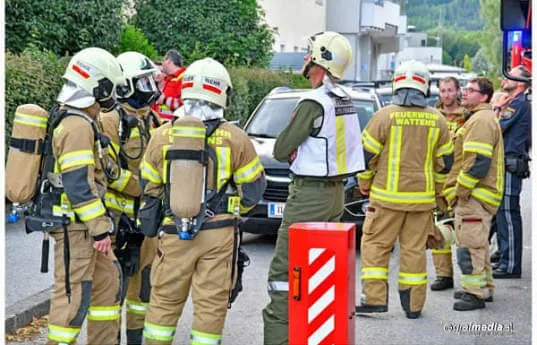 Brand-Mehrfamilienhaus