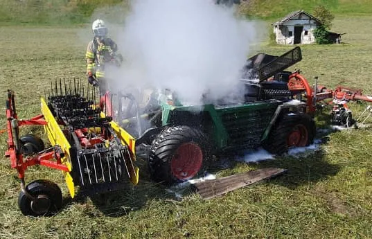 Brand-Fahrzeug-Voegelsberg